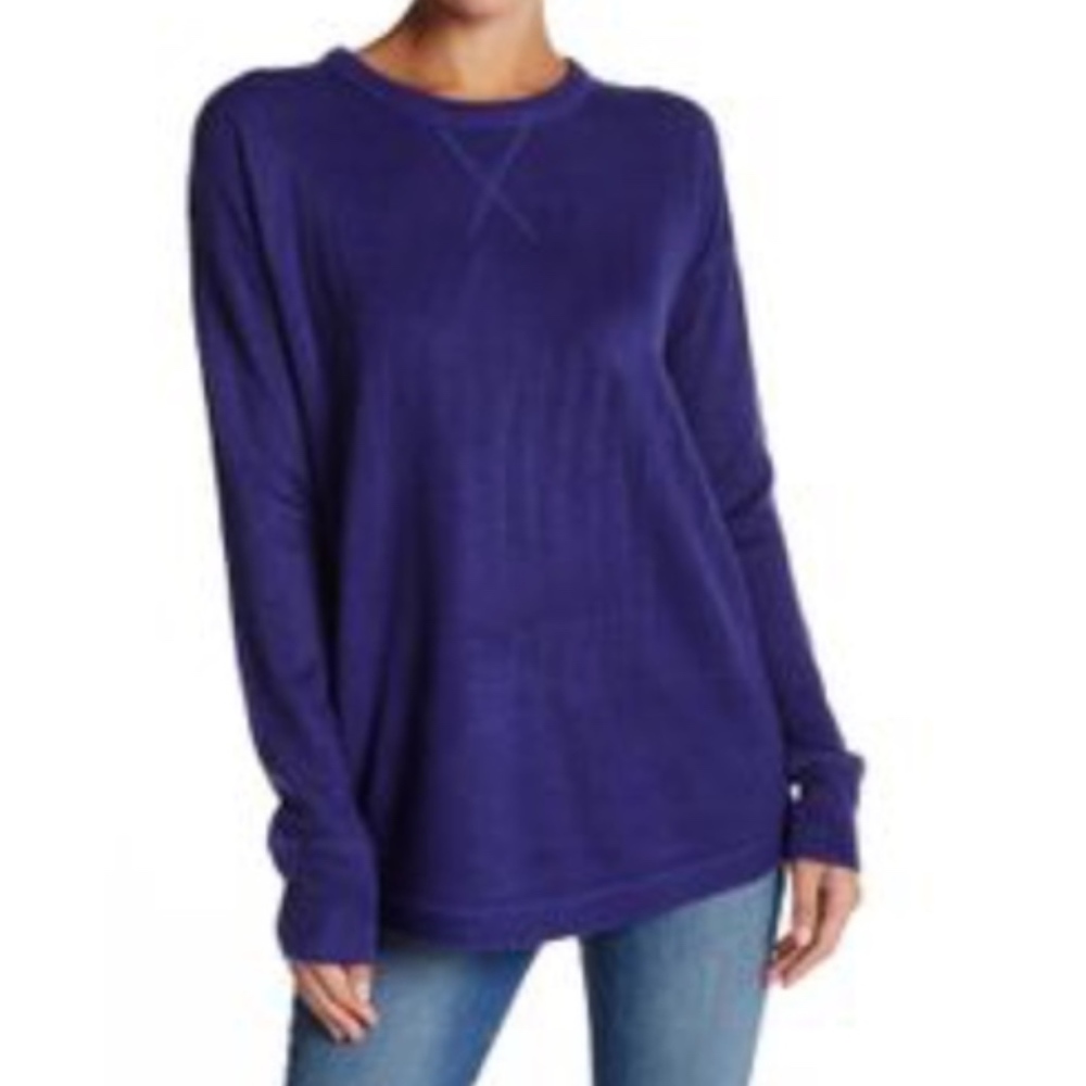 Nordstrom Indigo Blue Crewneck Sweater